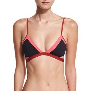 L*Space Platinum Triangle Color Block Bikini